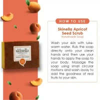 SKINELLA Apricot Seed Scrub (3 x 100 g)