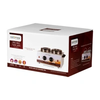 OZOMAX PROFESSIONAL TWIN JARS WAX WARMER