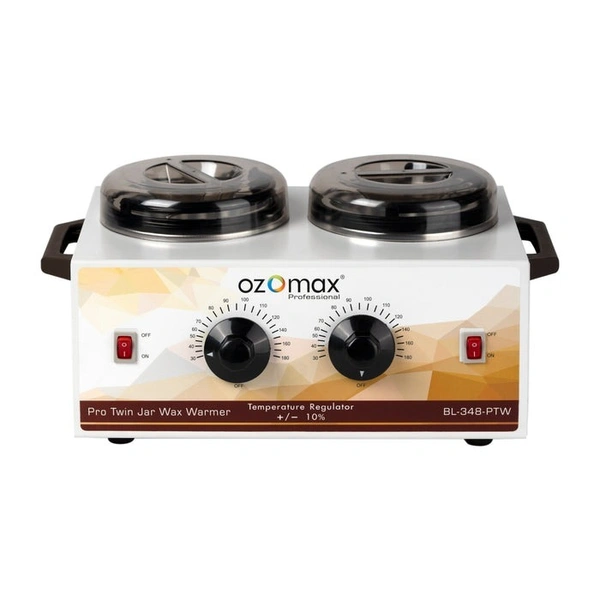 OZOMAX PROFESSIONAL TWIN JARS WAX WARMER