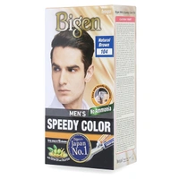 BIGEN Bigen Men's Speedy Color No Ammonia - Natural Brown 104 80gm