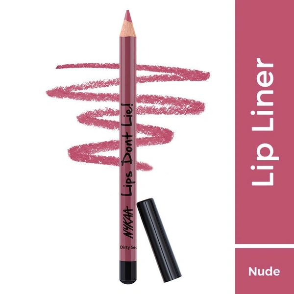 NYKAA Nykaa Lips Don't Lie! Waterproof Line & Fill Lip Liner - Dirty Secret 03