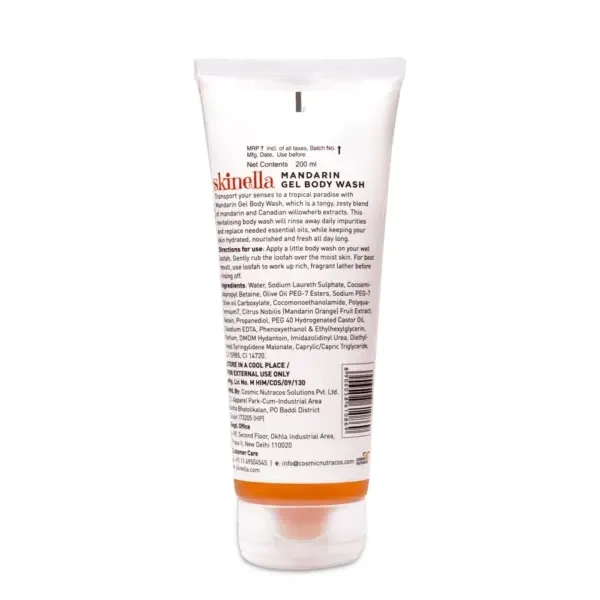 SKINELLA MANDARIN GEL BODY WASH (200 ml)