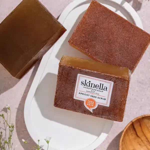 SKINELLA Apricot Seed Scrub (3 x 100 g)