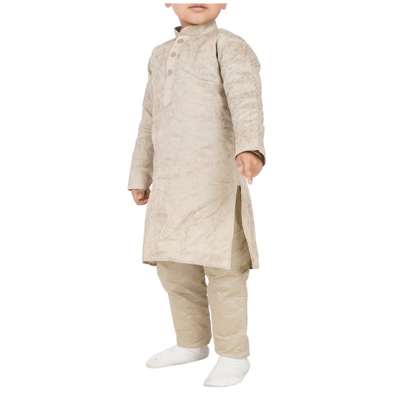 Kids' embroidered kurta pyjama set