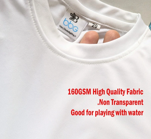 BBG bura na mano holi hai Holi Tshirt Polyester 160 GSM - L - 40