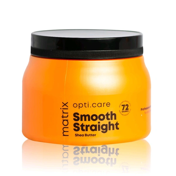 Matrix Opti Care Smooth Straight Masque 490g | Ultra-Smooth Hair with Shea Butter | Deep Nourishment, Frizz Control & Shine | Ideal for Chemically Treated & Straightened Hair | (Note:By Including Additional Weight charge of Product is 99/-)