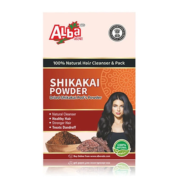 Alba Shikakai Powder 200g , 100% Natural Herbal Cleanser for Hair, Skin & Body Care | Promotes Hair Growth, Healthy Scalp & Glowing Skin | Ayurvedic, Chemical-Free, Multi-Purpose Powder