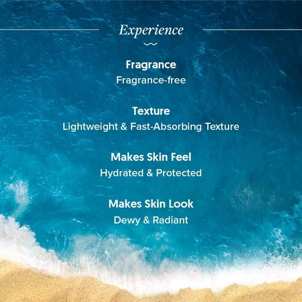 Aqualogica Dewy Sunscreen SPF 50 With Watermelon & Niacinamide | Hydrating & Protective your skin | Glowing Skin | Moisturizing & Brightening Formula | for All Skin Types | 50g