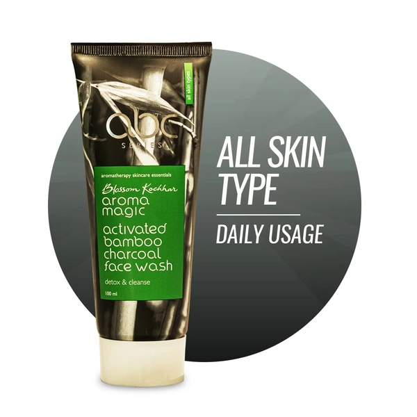 Aroma Magic Activated Bamboo Charcoal Face Wash 100 Ml