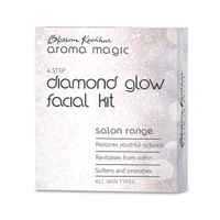 Aroma Magic Diamond Glow Facial Kit 6 Step | Radiance-Enhancing | Anti-Aging Skincare Treatment | Salon Range | Rejuvenating the Skin | Suitable for All Skin Types