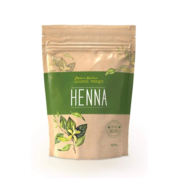 Aroma Magic Henna, Natural Hair Color & Nourishing | Chemical-Free Hair Color | 100% Pure Henna Hair Color | 200g