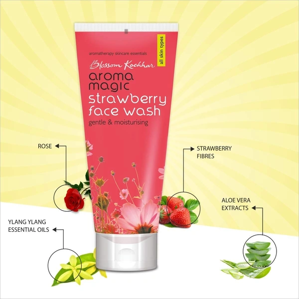 Aroma Magic Strawberry Face Wash 100 ml