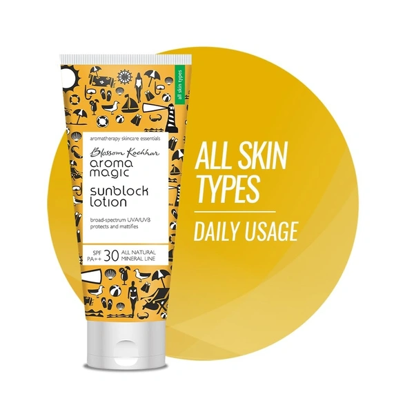 Aroma Magic Sunscreen Sun Block Lotion, SPF 30