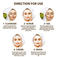 Asta Berry Papaya Kit 5-Step Facial | Exfoliate, Brighten, & Hydrate|Papaya Extract, Aloe Vera & Natural Oils|Smooth, Glowing Skin at Home | Suitable for All Skin Types.