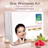 Asta Berry Astaberry Skin Whitening Facial Kit 36g | 6-Step Pack of 12 Facial, Even-Toned & Radiant Skin | Enriched with Skin-Lightening Actives | Perfect for Dull & Pigmented Skin Types