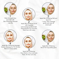 Asta Berry Astaberry Skin Whitening Facial Kit 36g | 6-Step Pack of 12 Facial, Even-Toned & Radiant Skin | Enriched with Skin-Lightening Actives | Perfect for Dull & Pigmented Skin Types
