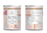 Ayress Ayres Liposoluble Classic Gel Wax Crystal Clear 800ml | Non-Sticky & Smooth Hair Removal | Easy to Use, Gentle on Skin | Long-Lasting Silky Finish