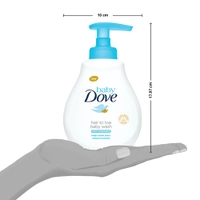 Dove Baby Dove Rich Moisture Hypoallergenic Body Wash 200ml with 100% Skin-Natural Nutrients | Tear-Free, pH Balanced, Paraben-Free | Gentle Care for Newborn & Sensitive Skin