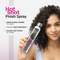 Bblunt BBLUNT Hot Shot Finish Spray - 200 ml | for Radiant Shine | Smooth Finish Spray | Salon Like Finish at Home | Long-Lasting Shine | Designed for Indian Hair