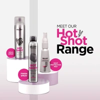 Bblunt BBLUNT Hot Shot Finish Spray - 200 ml | for Radiant Shine | Smooth Finish Spray | Salon Like Finish at Home | Long-Lasting Shine | Designed for Indian Hair