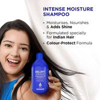 Bblunt Intense Moisture Shampoo, 300ml | Reduces Hair Fall by 93% | Deeply Nourishes | Moisturizes & Strengthens Hair | Restores Softness & Smoothness for Healthy Hair