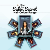 Bblunt Salon Secret High Shine Creme Hair Colour 100g| Naural Black | Ammonia-Free | Long-Lasting | Rich Color with Deep Nourishment & Glossy, Salon-Like Finish