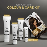 Bblunt BBLUNT Salon Secret High Shine Hair Colour | Chocolate Dark Brown 3 | With MaliPeptide BondTech� | No Ammonia | 100% Grey Coverage | Long Lasting | Salon-Like Shine at Home