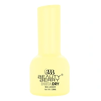 Beauty Berry Insta Dry Nail Lacquer Candy Corn 57 - 13ml | Quick-Dry & Long-Lasting | High Shine & Smooth Application | Vibrant Orange Shade for Bold, Long-Lasting Nails