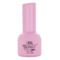 Beauty Berry Insta Dry Nail Lacquer Candy Floss 03 - 13ml | Quick-Dry & Long-Lasting | High Shine & Smooth Application | Soft Pink Shade for Elegant Nails