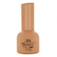 Beauty Berry Insta Dry Nail Lacquer Caramel 58 - 13ml | Quick-Dry & Long-Lasting | High Shine & Smooth Application | Warm Beige Shade for Elegant, Long-Lasting Nails