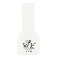 Beauty Berry Insta Dry Nail Lacquer Cinnamon Red 25 - 13ml | Quick-Dry & Long-Lasting | High Shine & Smooth Application | Elegant White Shade for Sophisticated Nails