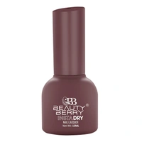 Beauty Berry Insta Dry Nail Lacquer Haze 63 - 13ml | Quick-Dry & Long-Lasting | High Shine & Smooth Application | Misty Lavender Shade for Elegant Nails