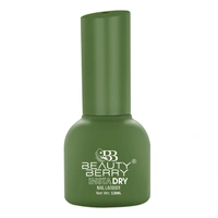 Beauty Berry Insta Dry Nail Lacquer Hot Matcha 64 - 13ml | Quick-Dry & Long-Lasting | High Shine & Smooth Application | Matcha Green Shade for Elegant Nails