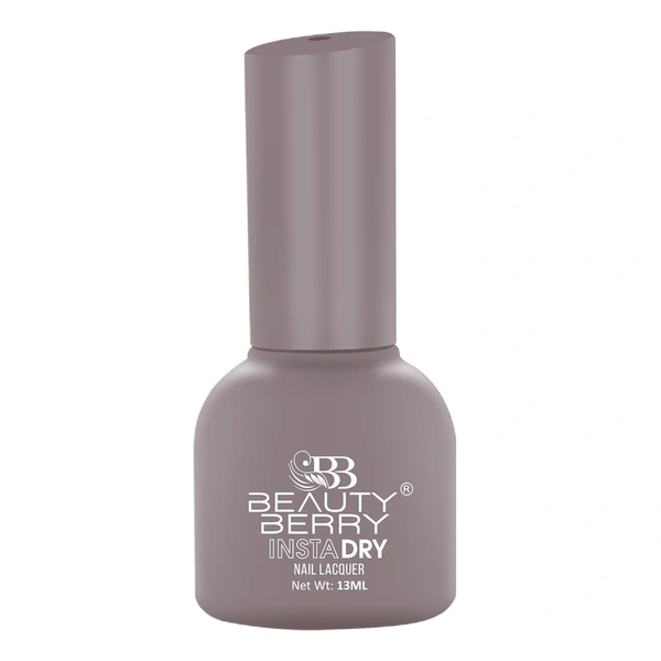 Beauty Berry Insta Dry Nail Lacquer Icy Lilac 01 - 13ml | Quick-Dry & Long-Lasting | High Shine & Smooth Application | Trendy Pastel Shade for Everyday Glam