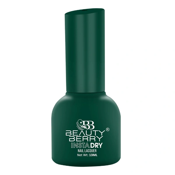 Beauty Berry Insta Dry Nail Lacquer Last Leaf 66 - 13ml | Quick-Dry & Long-Lasting | High Shine & Smooth Application | Effortless Manicures