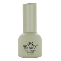 Beauty Berry Insta Dry Nail Lacquer Pale Slate 35 - 13ml | Quick-Dry & Long-Lasting | High Shine & Smooth Application | Subtle Slate Shade for Elegant Nails