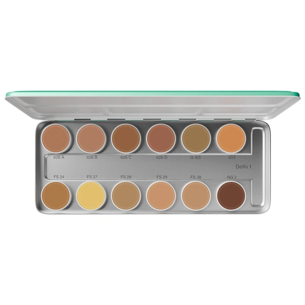 Beauty Berry Ultra HD Professional Base Palette | 12 Concealers | Waterproof & Revitalizing Formula | Full-Coverage, Lightweight, Long-Lasting & Blendable