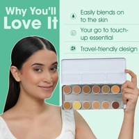 Beauty Berry Ultra HD Professional Base Palette | 12 Concealers | Waterproof & Revitalizing Formula | Full-Coverage, Lightweight, Long-Lasting & Blendable