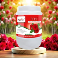 Bee One Rose Facial Massage Cream 900ml | Enriched with Rose Extracts for Deep Moisturizing, Soothing & 24H Hydration | Softens, Nourishes & Rejuvenates Skin | Paraben-Free & Vegan