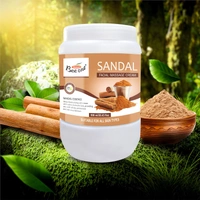 Bee One Sandal Facial Massage Cream 900ml | Enriched with Sandal Extracts for Deep Moisturizing, Soothing & 24H Hydration | Softens, Nourishes & Rejuvenates Skin | Paraben-Free & Vegan