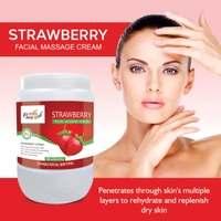 Bee One Strawberry Facial Massage Cream 900ml | Enriched with Strawberry Extracts for Deep Moisturizing, Brightening & 24H Hydration | Softens, Nourishes & Rejuvenates Skin | Paraben-Free & Vegan