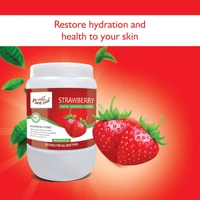 Bee One Strawberry Facial Massage Cream 900ml | Enriched with Strawberry Extracts for Deep Moisturizing, Brightening & 24H Hydration | Softens, Nourishes & Rejuvenates Skin | Paraben-Free & Vegan