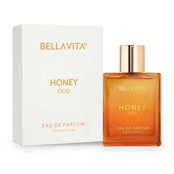Bella Vita Honey Oud Eau De Luxury Parfum, 100 ml | Long Lasting Premium EDP Fragrance