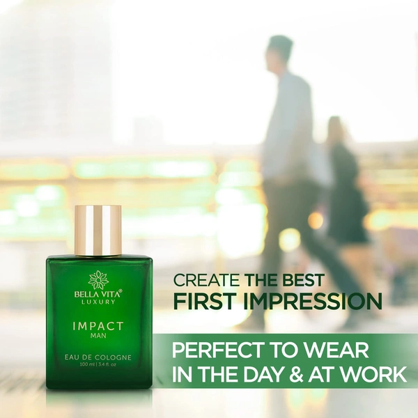 Bella Vita Impact EDC Perfume For Men, 100 ml | Long Lasting Premium EDP Fragrance