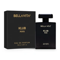 Bella Vita Luxury KLUB Man Eau De Parfum Perfume for Men with Lemon, Rose and Vanilla|Musky and Spicy Long Lasting Premium EDP Fragrance Scent, 100Ml