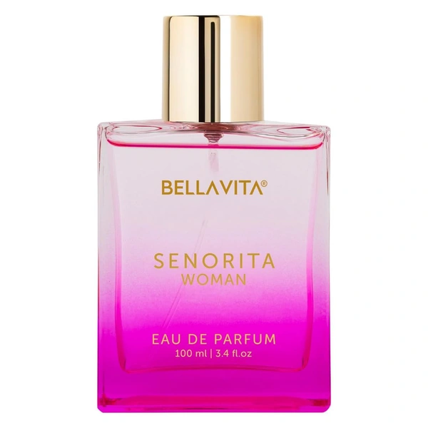 Bella Vita Luxury Senorita Eau De Parfum Perfume for Women with Yuzu, Lotus, Magnolia & Musk |Fresh & Fruity Long Lasting EDP Frgarance Scent, 100 ml