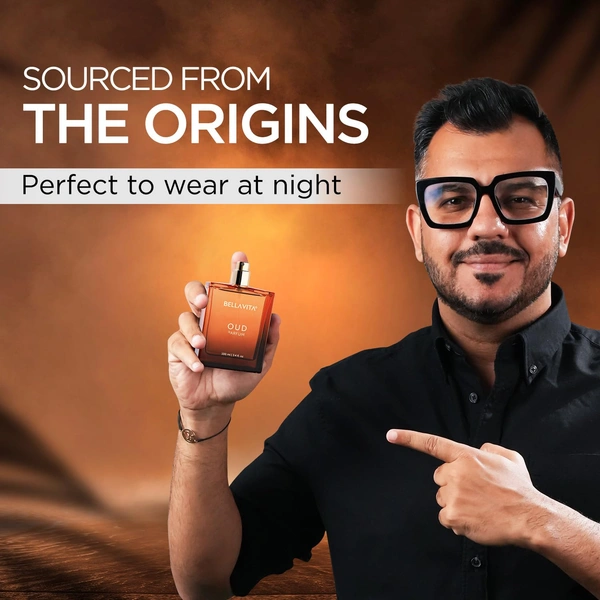 Bella Vita Oud Parfume Intense Unisex Perfume, 100 ml | Long Lasting Premium EDP Fragrance