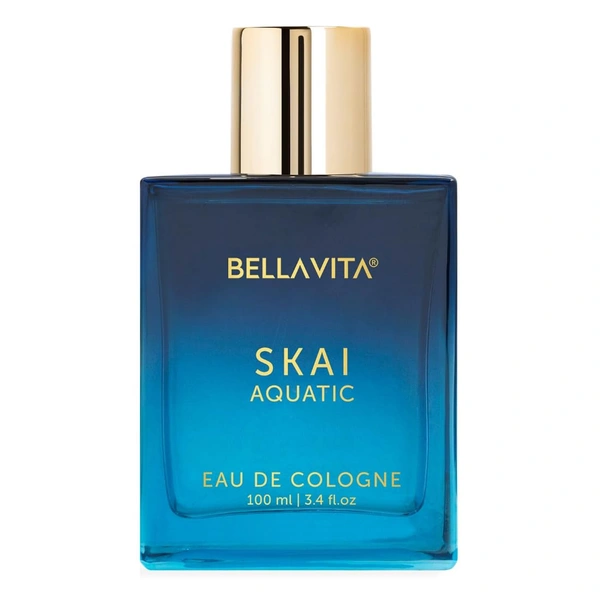 Bella Vita Skai Aquatic Eau De Cologne Unisex Luxury Perfume, 100 ml | Long Lasting Premium EDP Fragrance