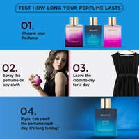 Bella Vita Skai Aquatic Eau De Cologne Unisex Luxury Perfume, 100 ml | Long Lasting Premium EDP Fragrance