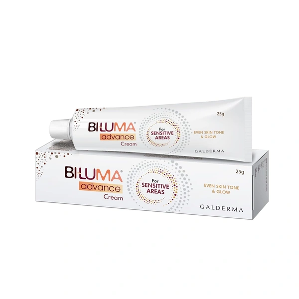 Galderma Biluma Advance Cream 25g | Brightens Sensitive Areas like Underarms & Thighs | Evens Skin Tone & Boosts Glow | Soothes Redness & Irritation | Safe for Delicate Skin